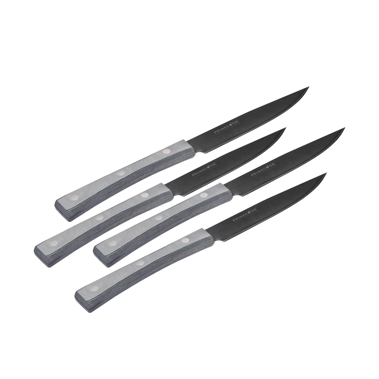 Set van 4 scherpe steakmessen 13 cm