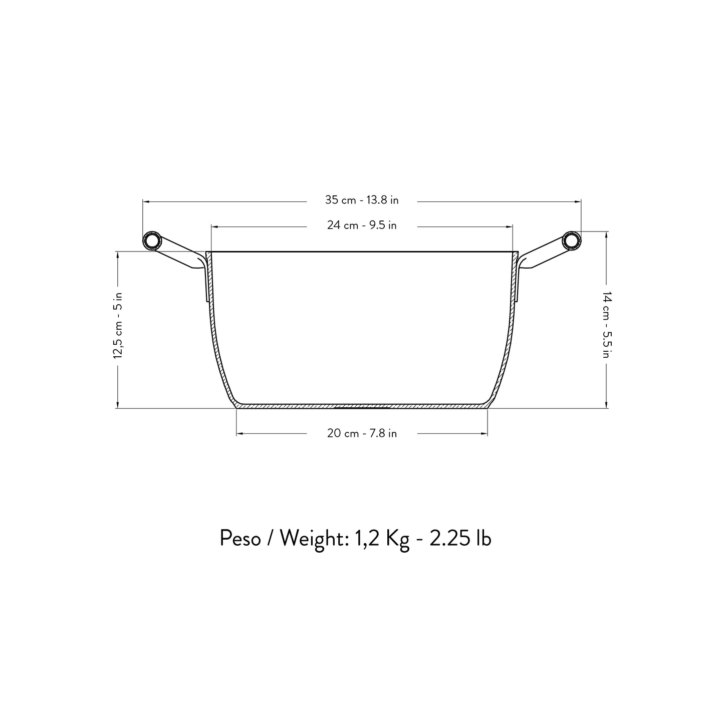 Primecook - Kookpan - Ø 24 cm - PFAS-vrij - Personaliseerbaar