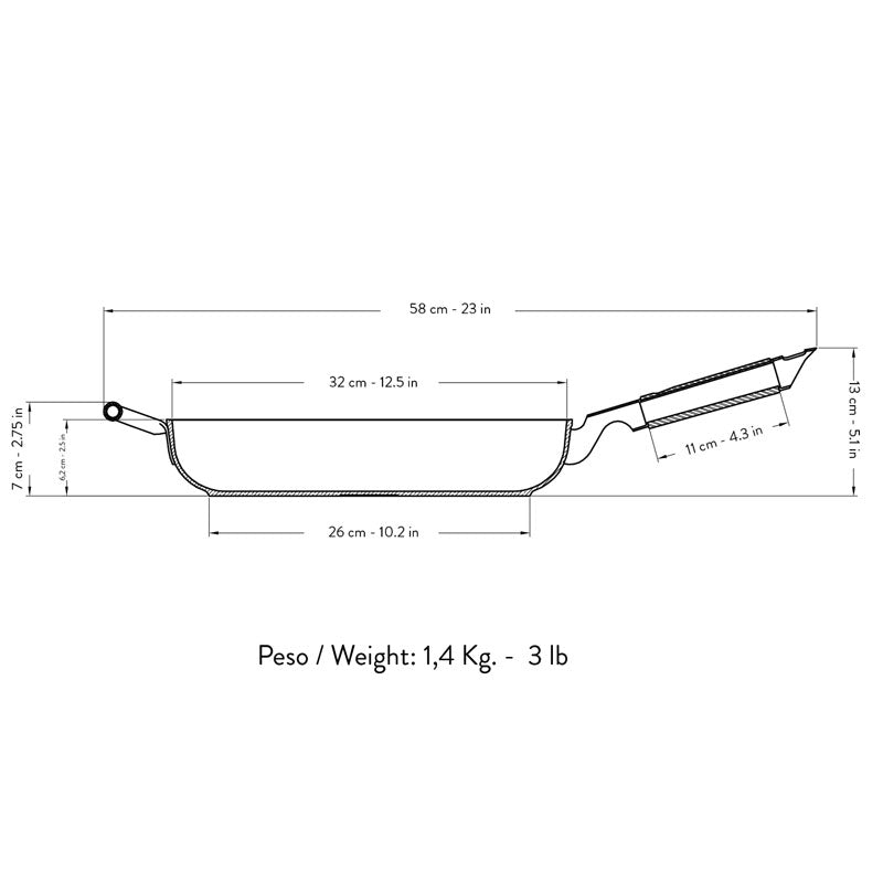 Primecook - Koekenpan - Ø 32 cm - PFAS-vrij