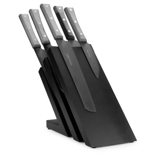 Primecook totaalset, magnetisch blok inclusief 6 messen