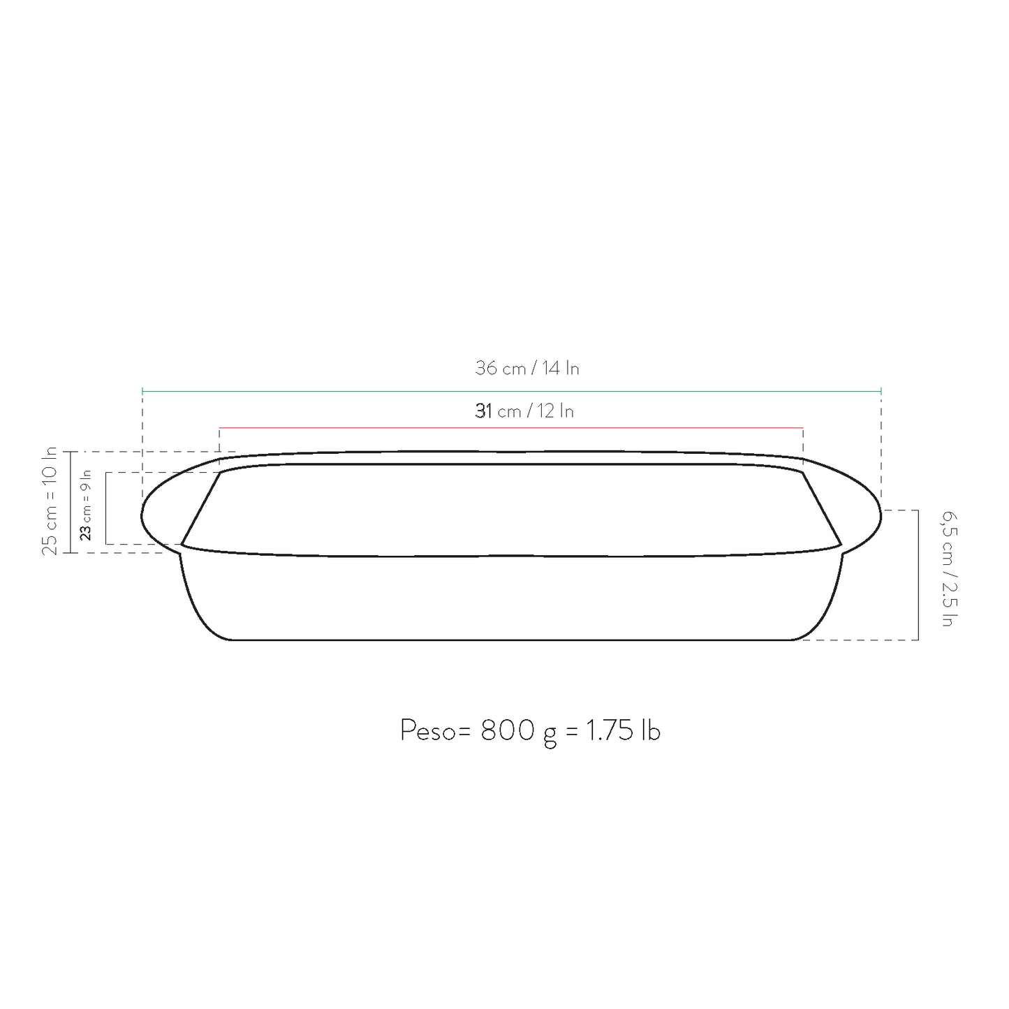 Primecook - Ovenschalenset 'Forno' - 4-delig