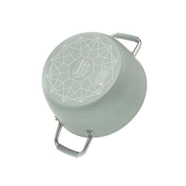 Primecook - Pannenset Francesca, kookpan van Ø 24 en hapjespan Ø 28 cm met deksels