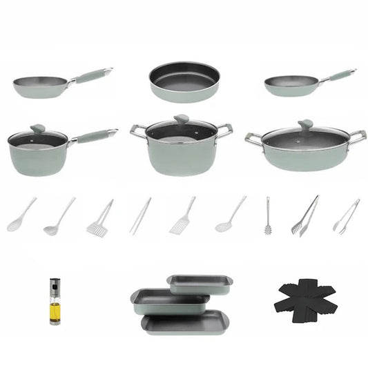 Primecook - 23-delige pannenset 'Vittoria' - Zeer compleet!