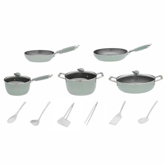 Personaliseerbare Pannenset 'Giulia' - 14-delig - PFAS-vrij - inductie