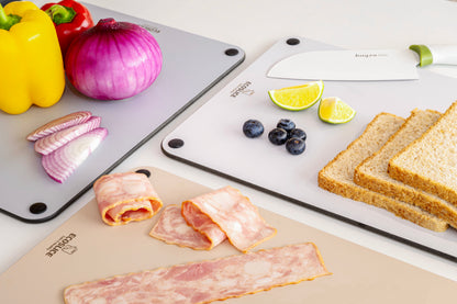 EcoSlice Fresco - speciale editie - set van 3 medium snijplanken - BPA-vrije houtvezel