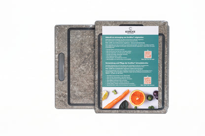 EcoSlice Zinco - limited edition - set van 3 snijplanken met sapgeul - BPA-vrije houtvezel