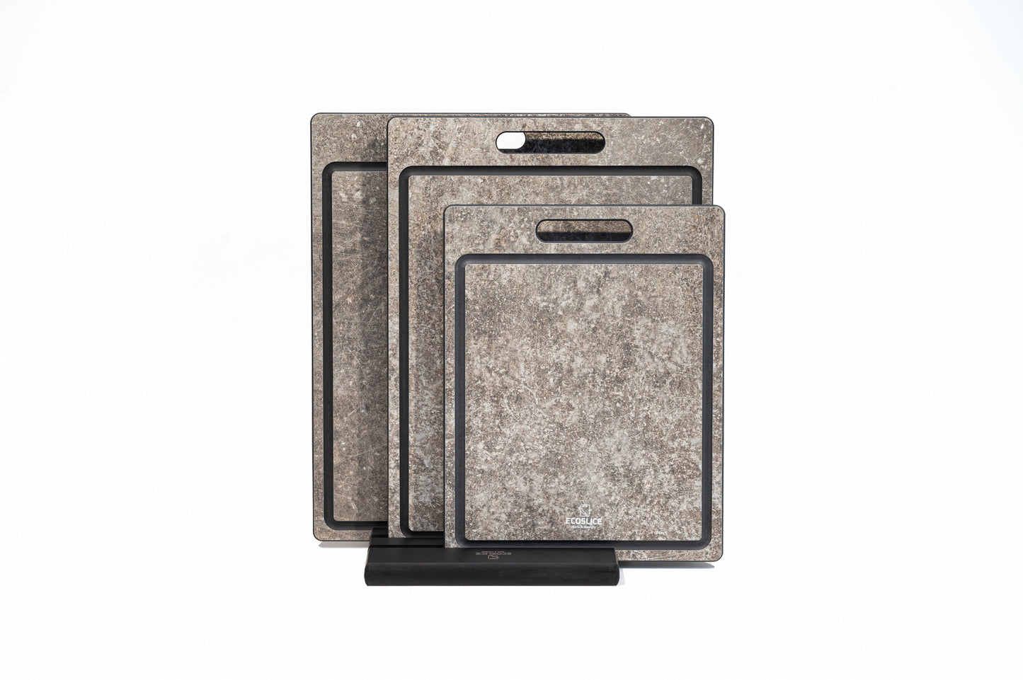 EcoSlice Zinco - limited edition - set van 3 snijplanken met sapgeul - BPA-vrije houtvezel