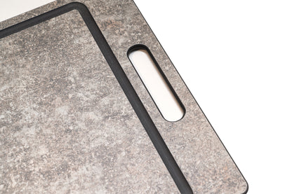EcoSlice Zinco - limited edition - set van 3 snijplanken met sapgeul - BPA-vrije houtvezel