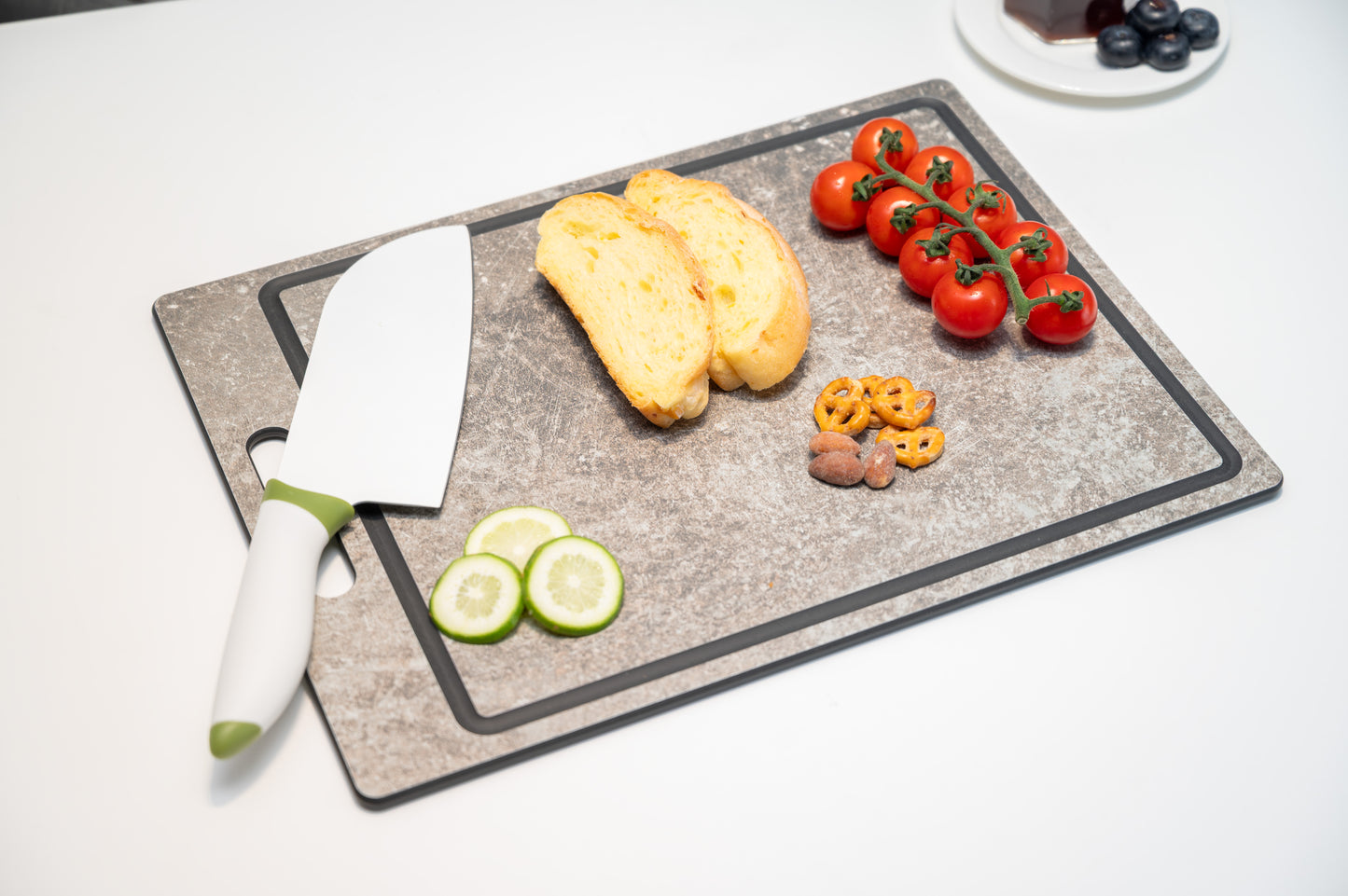 EcoSlice Zinco - limited edition - set van 3 snijplanken met sapgeul - BPA-vrije houtvezel