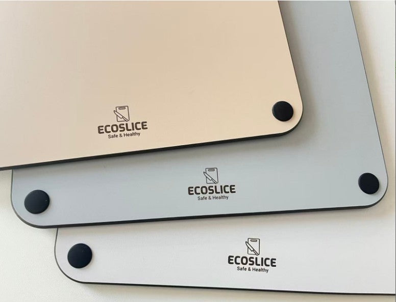 EcoSlice Fresco - speciale editie - set van 3 medium snijplanken - BPA-vrije houtvezel