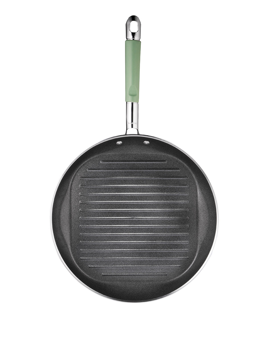 Primecook – Ronde Grillpan Ø 30 cm – PFAS-vrij & EcoShield coating – geschikt voor Inductie, oven en Gas