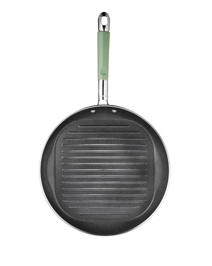 Primecook – Ronde Grillpan Ø 30 cm – PFAS-vrij & EcoShield coating – geschikt voor Inductie, oven en Gas