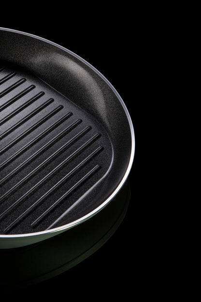 Primecook – Ronde Grillpan Ø 30 cm – PFAS-vrij & EcoShield coating – geschikt voor Inductie, oven en Gas