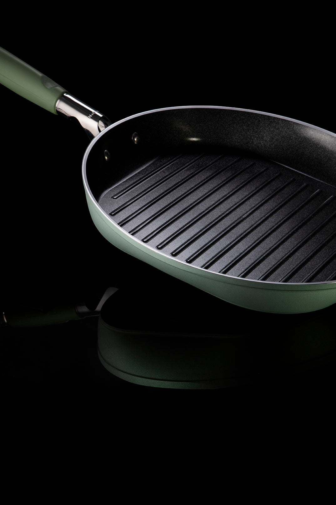 Primecook – Ronde Grillpan Ø 30 cm – PFAS-vrij & EcoShield coating – geschikt voor Inductie, oven en Gas
