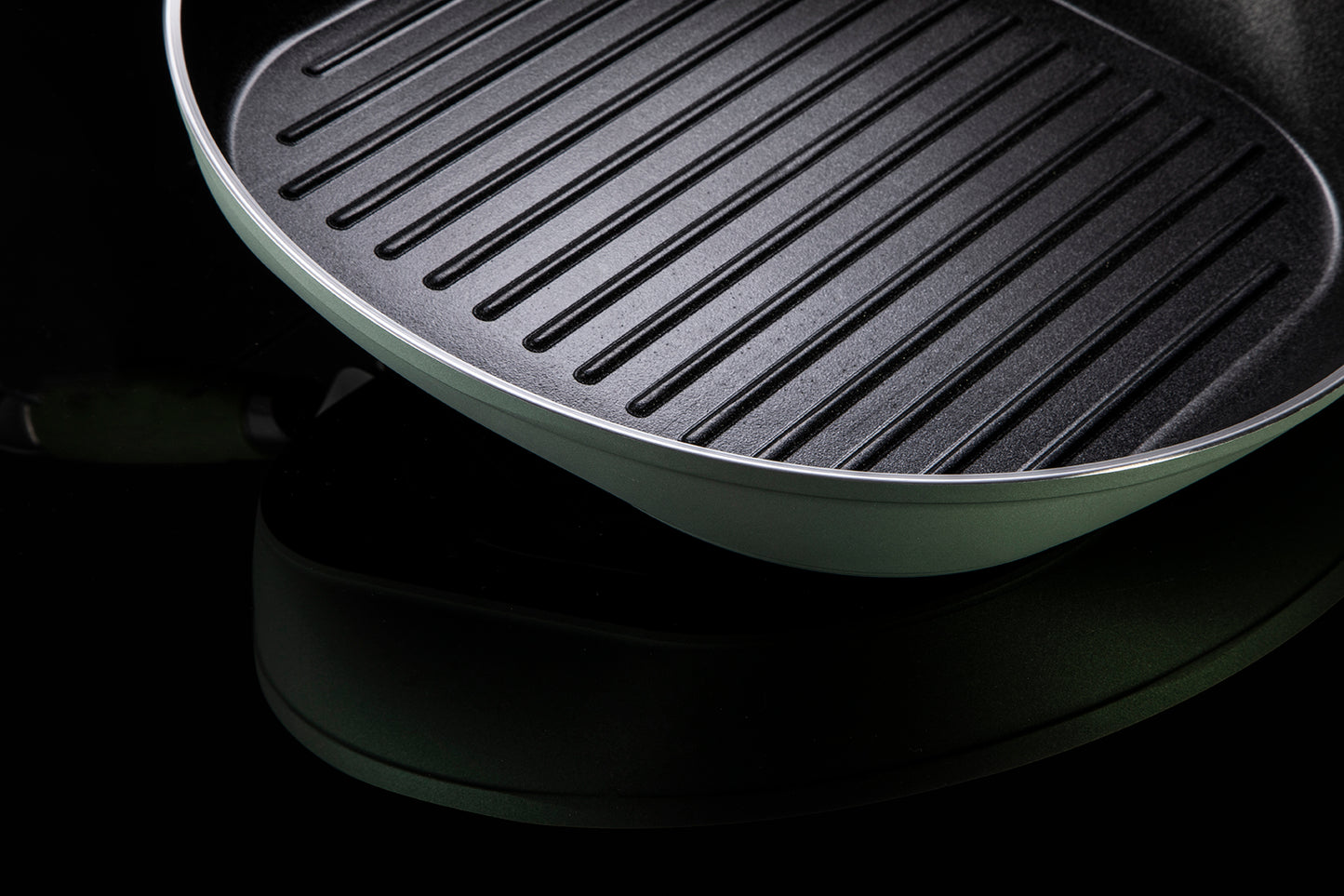 Primecook – Ronde Grillpan Ø 30 cm – PFAS-vrij & EcoShield coating – geschikt voor Inductie, oven en Gas
