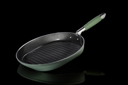 Primecook – Ronde Grillpan Ø 30 cm – PFAS-vrij & EcoShield coating – geschikt voor Inductie, oven en Gas