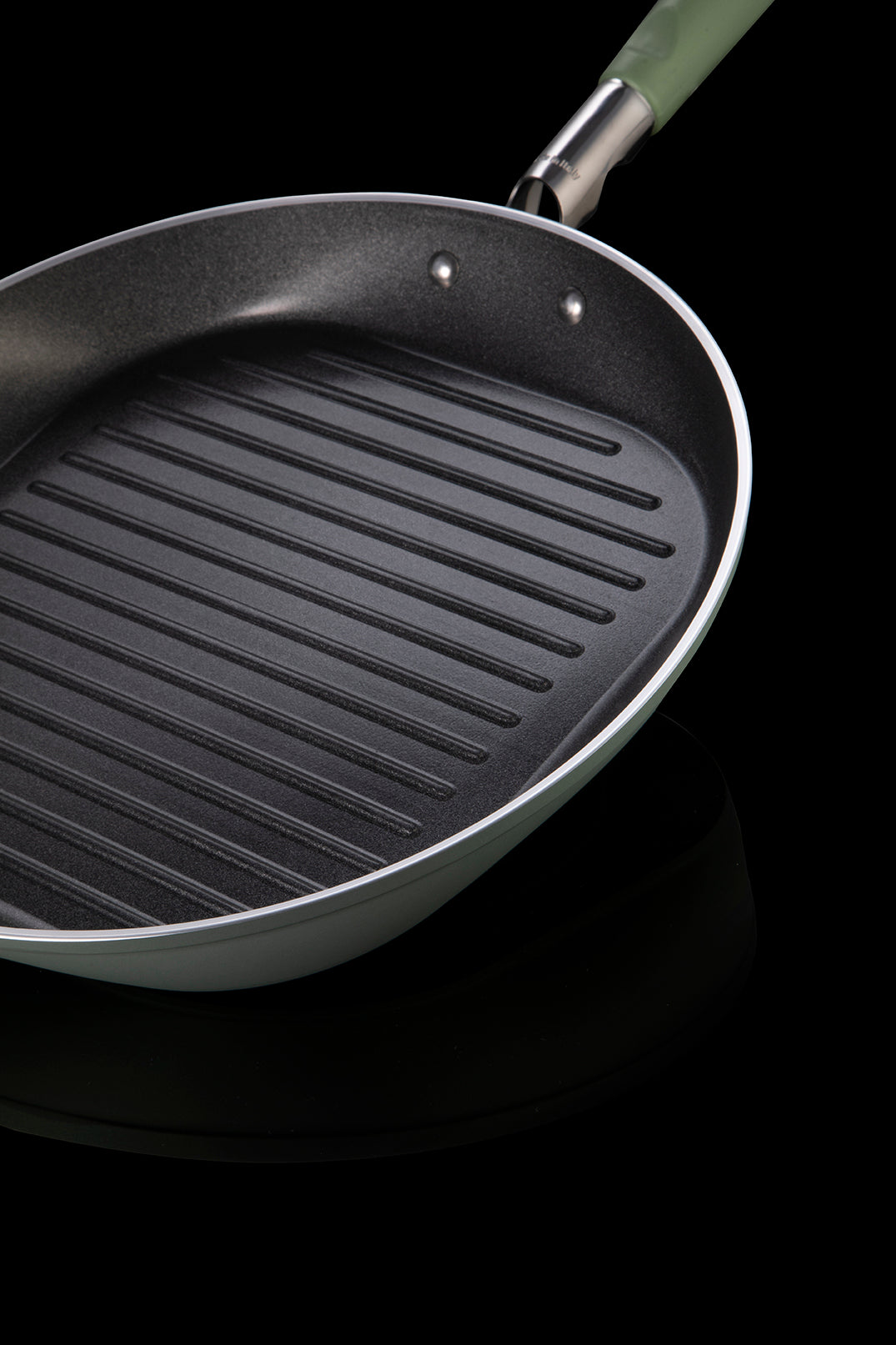 Primecook – Ronde Grillpan Ø 30 cm – PFAS-vrij & EcoShield coating – geschikt voor Inductie, oven en Gas