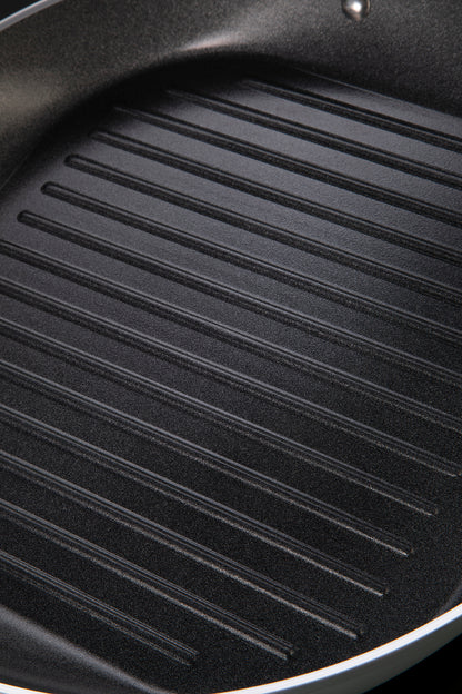 Primecook – Ronde Grillpan Ø 30 cm – PFAS-vrij & EcoShield coating – geschikt voor Inductie, oven en Gas