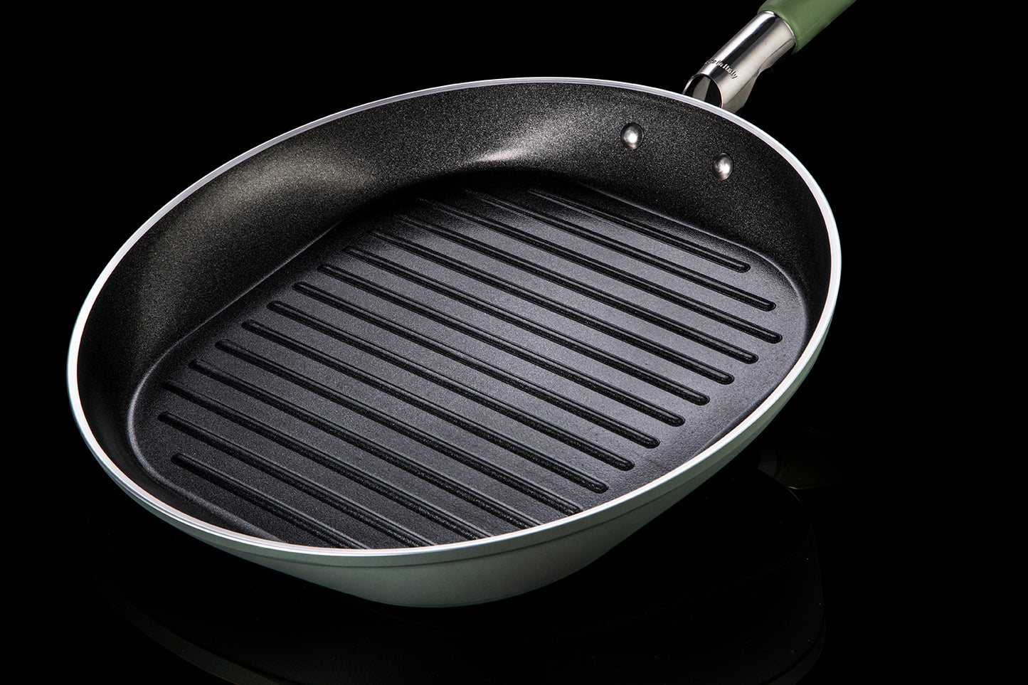 Primecook – Ronde Grillpan Ø 30 cm – PFAS-vrij & EcoShield coating – geschikt voor Inductie, oven en Gas