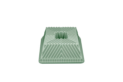 Smeralda vierkante Piramide Bakvorm 21,5 x 21,5 cm – PFAS-vrije bundtvorm antiaanbak bakvorm van gietaluminium