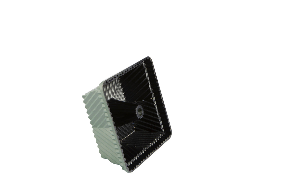 Smeralda vierkante Piramide Bakvorm 21,5 x 21,5 cm – PFAS-vrije bundtvorm antiaanbak bakvorm van gietaluminium
